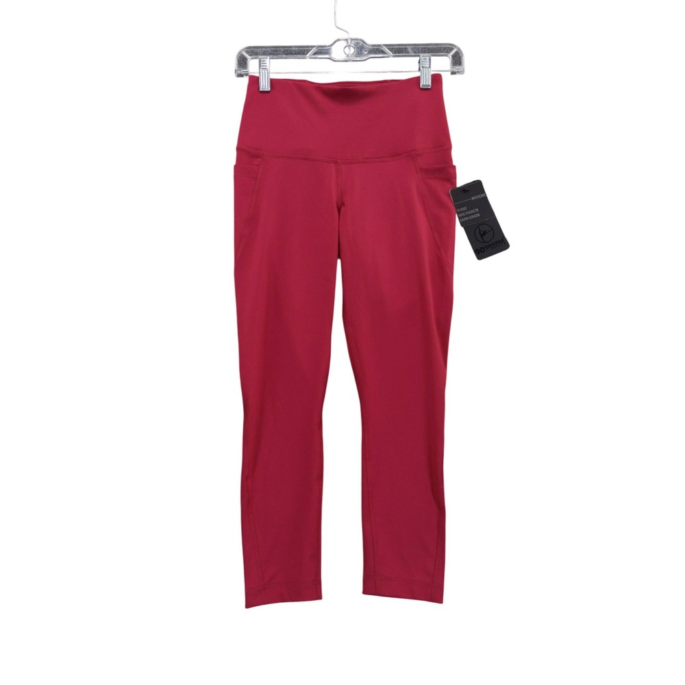 90 Degree by Reflex Hi Rise Side Pocket‎ Capri Leggings Womens XS